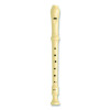 Soprano School Recorder, Full Size, Beige