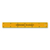 Unbreakable 12" Ruler, Standard/Metric, 12.72" Long, Randomly Assorted Color