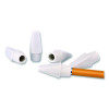 Professional Hi-Polymer Oversized Pencil Cap Erasers, For Pencil Marks, White, 10/Pack