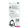 Kidy Spring-Assisted Educational Scissors Rounded Tip, 5.41" Long, 2" Cut Length, Straight White/ Black Handle