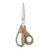 Advanced Wood Multipurpose Scissors, 8.25" Long, 4.75" Cut Length, Straight Brown Handle