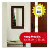 Picture Hanging Strips, X-Large, Removable, Holds Up To 20 Lbs Per 4 Strips, White, 16 Pairs/Pack