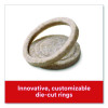 Custom Fit Felt Pads, 1.5" Dia, Beige, 30/Pack