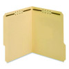 Manila Fastener Folders, 1/3-Cut Tab: Assorted, Expands 0.75", 2 Fasteners, Letter Size, Manila, 50/Box