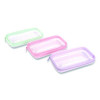 Pencil Pouch, 9.25 x 5.12 x 2.17, Clear/Randomly Assorted Color