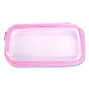 Pencil Pouch, 9.25 x 5.12 x 2.17, Clear/Randomly Assorted Color
