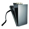 Recycled Aluminum Citation Holder Clipboard, 1/2" Capacity, Holds 6 x 11 Sheets, Black