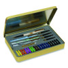 Master The Art Of Calligraphy Fountain Pen Set, 33 Pieces, (5) Nib Sizes, (7) Ink Colors, (4) Barrel Colors