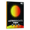 Color Paper - "Solar Sparks" Assortment, 24 Lb Bond Weight, 8.5 x 11, Assorted Yellow And Orange Colors, 100/Pack