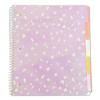 Silver Lining Five-Subject Spiral Notebook, Medium/College Rule, Randomly Assorted Cover Color/Design, (150) 11 x 9 Sheets