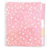 Silver Lining Five-Subject Spiral Notebook, Medium/College Rule, Randomly Assorted Cover Color/Design, (150) 11 x 9 Sheets