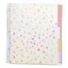 Silver Lining Five-Subject Spiral Notebook, Medium/College Rule, Randomly Assorted Cover Color/Design, (150) 11 x 9 Sheets