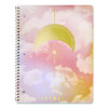 Celestial Body Spiral Notebook, 1-Subject, Medium/College Rule, Assorted Cover Colors/Designs, (80) 11 x 8.5 Sheets, 3/Pack