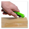 Dual-Sided Ceramic Box Opener, Abs Plastic Handle, Green