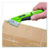 Dual-Sided Ceramic Box Opener, Abs Plastic Handle, Green