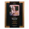 Chalkboard Sign, Black Surface, Brown Frame, 12 x 16