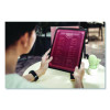 Menu Holder For 8.5 x 11 Menus, Portrait Orientation, 2-View, 9.3 x 12 Holder, Clear/Black/Silver, 10/Pack