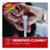 X-Large Utility Hooks, Plastic, White, 15 Lb Capacity, 1 Hook And 4 Strips