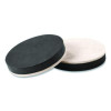 Furniture Sliders, 3.5" Dia, Black/Beige, 16/Pack