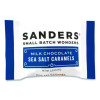Small Batch Wonders Snack-Size Milk Chocolate Sea Salt Caramels, 0.5 Oz Individually Wrapped, 48/Box