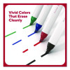 Tank Dry Erase Markers, Broad Chisel Tip, Assorted Colors, 12/Pack