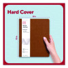 Hardcover Business Journal With Elastic Closure, 1-Subject, Narrow Rule, Cognac Cover, (96) 10 x 8 Sheets