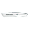 Aluminum Safety Cutter With Ceramic Blade, Aluminum Handle, Silver
