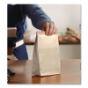 Stand-Up Window Bakery Bag, 4.75 x 2.5 x 9.5, Natural, 500/Carton