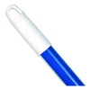 Plastic Coated Metal Handle, 0.85" Dia x 48", Blue, 12/Carton
