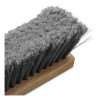Flagged Floor Sweep, 3" Gray Flagged Filament Bristles, 24" Brush, 12/Carton