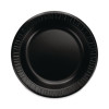 Quiet Classic Laminated Foam Dinnerware, Plate, 10.25" Dia, Black, 125/Pack, 4 Packs/Carton