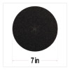 Resinite Floor Surfacing Disc, 7" Diameter, Black, 300/Carton