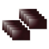 Surface Preparation Pad Plus Utility Pads, 4.63 x 0.28, Maroon, 10/Carton