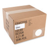 Pulpbrd Coaster Scal Edg E 3.375In Plain Whi 4/25
