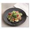 Classicware Plastic Dinnerware, Plate, 10.5" Dia, Black, 144/Carton