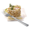 Petite Tasting Fork, Polystyrene, Silver, 400/Carton
