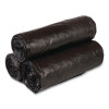 Low-Density Commercial Can Liners, 30 Gal, 0.58 Mil, 30" x 36", Black, Interleaved Roll, 25 Bags/Roll, 10 Rolls/Carton