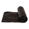 Low-Density Commercial Can Liners, 30 Gal, 0.58 Mil, 30" x 36", Black, Interleaved Roll, 25 Bags/Roll, 10 Rolls/Carton