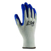Gp Latex-Coated Cotton/Polyester Gloves, En388: 1111, Small, Gray/Blue, 12 Pairs