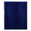 Notepro Notebook, 1-Subject, Wide/Legal Rule, Indigo Blue Cover, (100) 10.75 x 8.5 Sheets