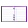 Notepro Notebook, 1-Subject, Wide/Legal Rule, Dark Raspberry Cover, (100) 10.75 x 8.5 Sheets