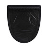 Disposable Urinal Floor Mat 2.0, Shield-Shaped, Black/White Slip-Resistant Surface, 17.5" x 20", 6/Carton