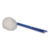 Toilet Bowl Mop, 12" Handle, 5.75" Mop Head, Blue