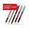 S-Gel Premium Metal Barrel Gel Pen, Retractable, Medium 0.7 Mm, Black Ink, Black Barrel, 4/Pack