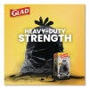 Large Quick-Tie Trash Bags, Tie-Flap, 30 Gal, 0.81 Mil, 30 x 33, Black, 10 Bags/Box, 12 Boxes/Carton