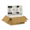 Compostable Molded Fiber Hinged Trays, Proplanet Seal, 8.65 x 7.94 x 2.98, Natural, 200/Carton
