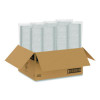 Square Plastic Bowls, 12 Oz, 8.5 x 8.5 x 2.64, Clear, Plastic, 63 Bowls/Sleeve, 8 Sleeves/Carton
