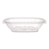 Square Plastic Bowls, 32 Oz, 5 x 5 x 1.49, Clear, Plastic, 63 Bowls/Sleeve, 4 Sleeves/Carton