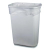 High-Density Waste Can Liners, 33 Gal, 22 Mic, 33" x 40", Natural, Roll, 25 Bags/Roll, 10 Rolls/Carton