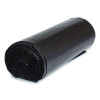 Low-Density Commercial Can Liners, 33 Gal, 1.5 Mil, 33" x 39", Black, Interleaved Roll, 20 Bags/Roll, 5 Rolls/Carton